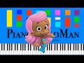 Bubble Guppies A Color Just Right Slow EASY Medium 4K Piano Tutorial