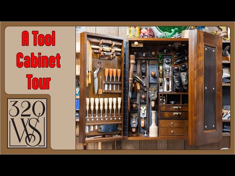 Hand Tool Cabinet Tour: Organized & Efficient!  #woodworking