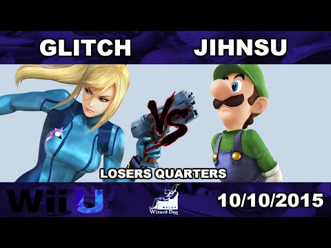 Glitch (ZSS) Vs. Jihnsu (Luigi) - SSB4 Losers Quarters - Wizard's Den