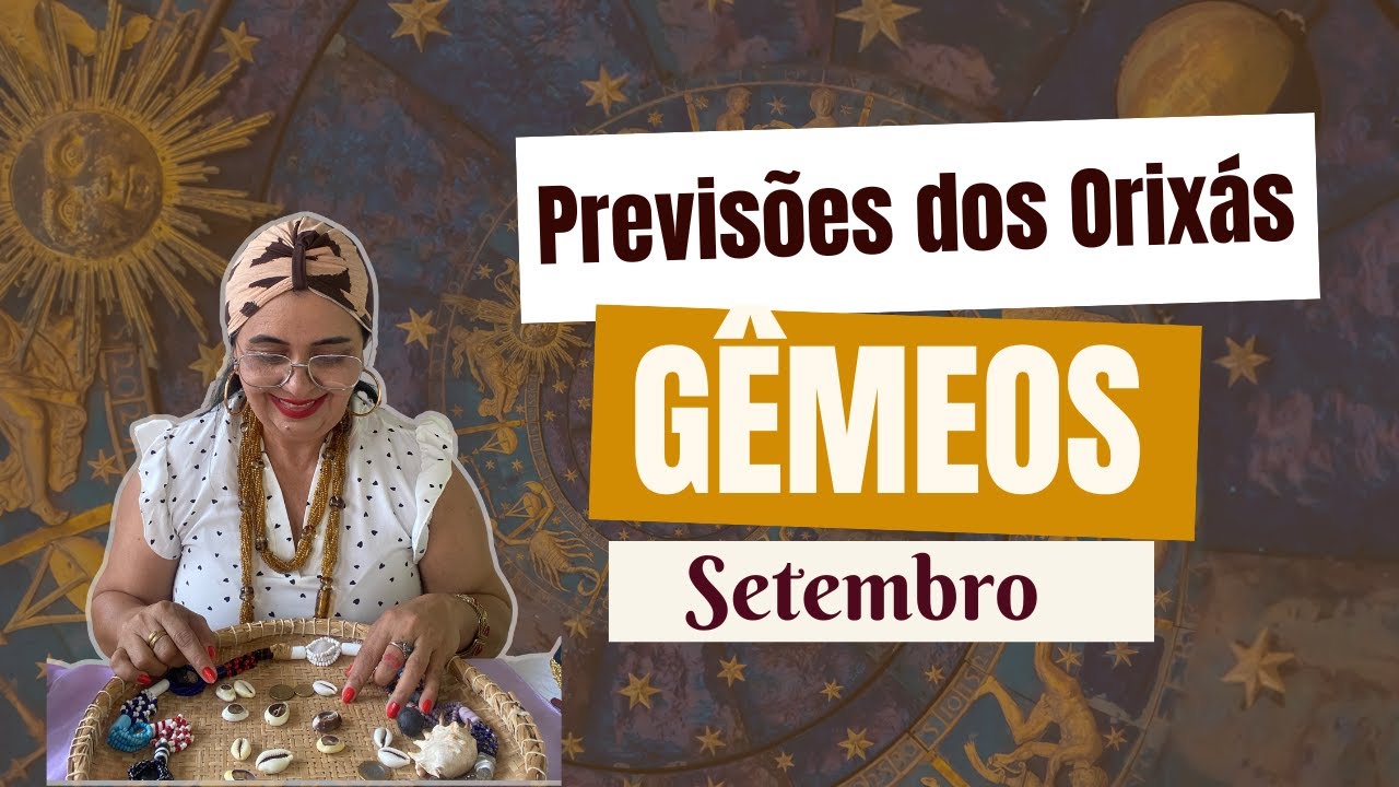 PREVISÕES DOS ORIXÁS ♊️SIGNO GÊMEOS SETEMBRO Trazendo  ALGO INSEPERADO, OXALÁ E XANGÔ te chamam😱