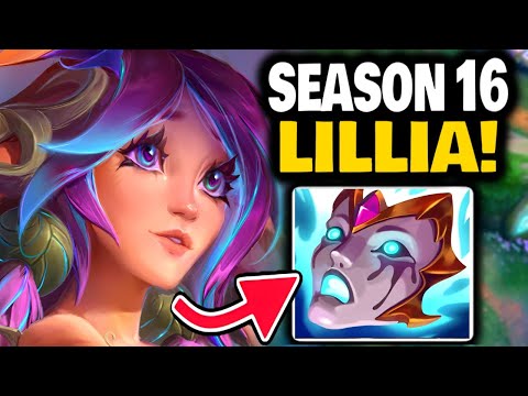 HOW to LILLIA jungle in SEASON 16!!!