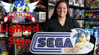Sega Lighted Store Display (Vintage Sonic The Hedgehog Sign) Vintage, Rare, and Authentic!