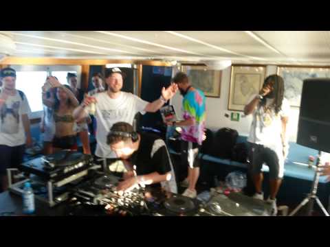 Kahn B2B Neek (Kahn - Dread (Gorgon Sound Version)) @ Outlook 2015 - Deep Medi Boat Party