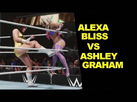 WWE 2K19 Alexa Bliss vs Ashley Graham - Iron Finisher Match
