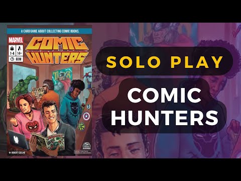 Comic Hunters Board Game Solo Playthrough | DaniCha