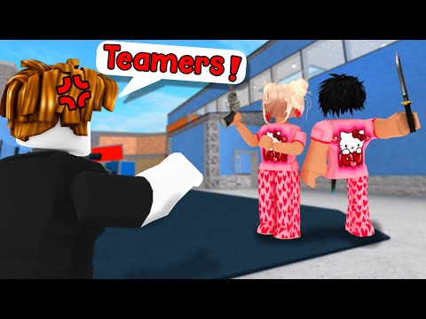 TROLLING as MM2 TEAMERS...