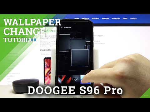How to Change Lock screen Wallpaper in DOOGEE S96 Pro– Change Wallpaper