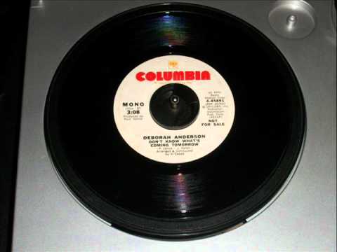 Obscure Promo 45's #2 Deborah Anderson - Don't Know What's Coming Tomorrow
