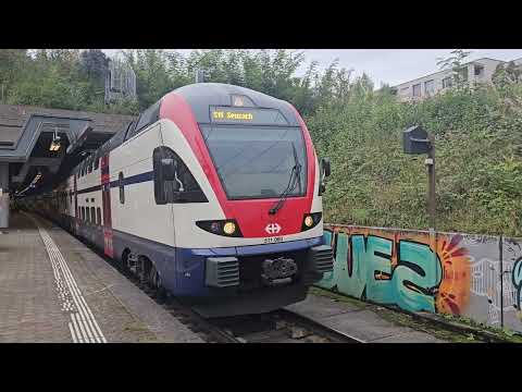 Journey on KISS train to Stettbach 