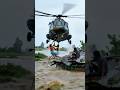 Helicopter Rescue Amid The Storm Trending Shorts Flood Viralvideo
