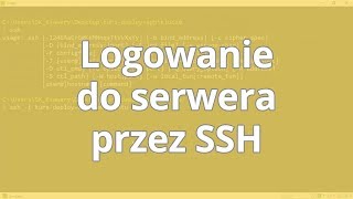 Wdrażanie aplikacji na serwer - Logowanie do serwera przez SSH ▶strefakursow.pl◀