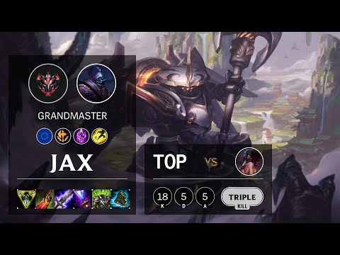 Jax Top vs Akali - EUW Grandmaster Patch 10.20