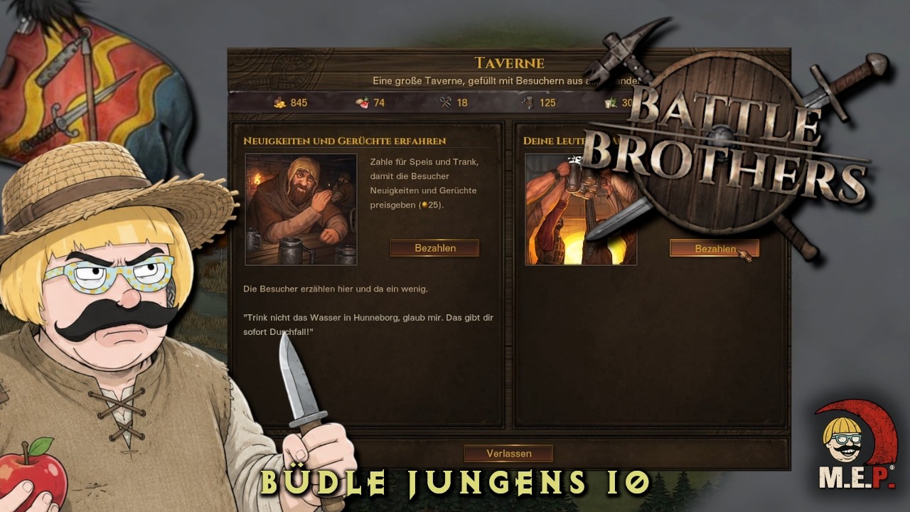 BATTLE BROTHERS Ep.10 Erschtmal ins Tavernen-Büdle |Büdle Brothers