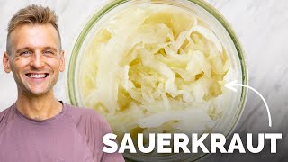 How to Make Homemade Sauerkraut | Only 2 ingredients needed!