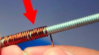 Build your electric magnet in 30 seconds 🔴  Tutorial