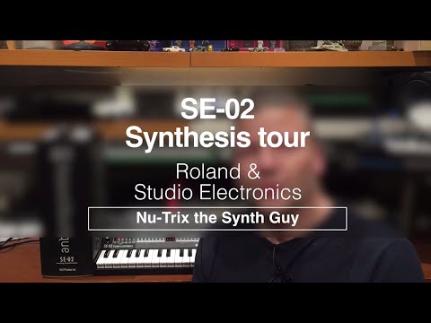 Roland SE-02 : Guided tour of synthesis + review (no spectrum analyser)