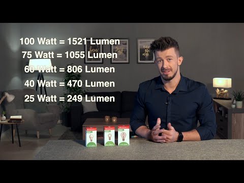 LED-Leuchtmittel: Lumen und Watt. Wie bestimmt man die Helligkeit eines LED-Leuchtmittels?