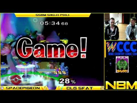 WCCC: Hulk Smash! SpacePigeon (Jigglypuff) vs CLG SFAT (Fox) SSBM Pools