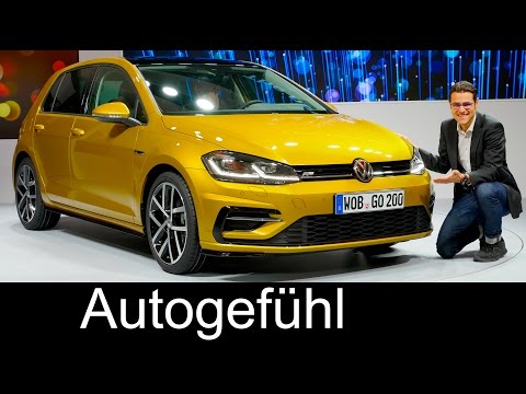 VW Volkswagen Golf 7 Facelift R-Line GTI GTE Variant REVIEW reveal 2018/2017