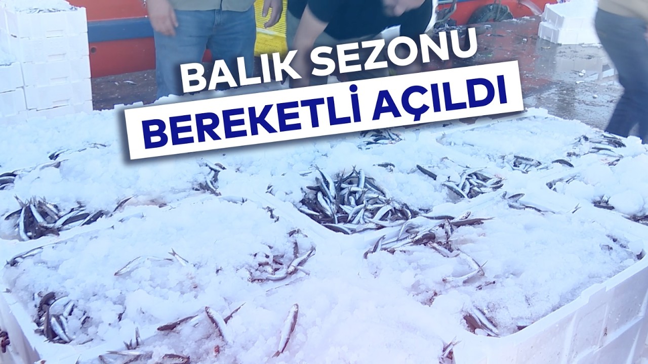 BALIK SEZONU BEREKETLİ AÇILDI