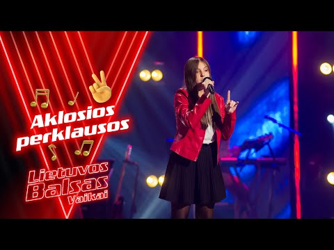 Emilija Vaičiūnaitė - Higher | Blind auditions | The Voice Kids. Lithuania S3