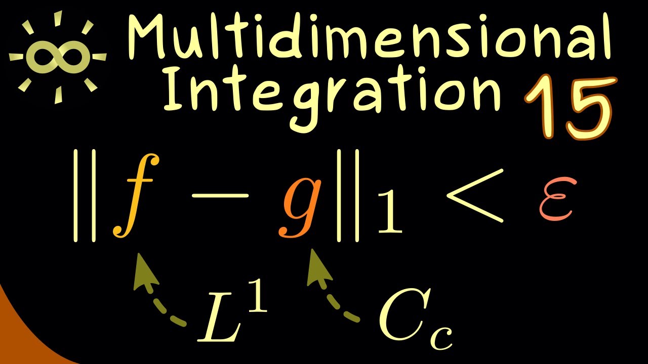 Multidimensional Integration 15 | Continuous Functions Are Dense in L¹ [dark version]