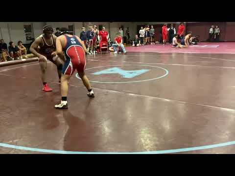 Fordham Prep Wrestling Match against St John the Baptist  Weight Class: 215