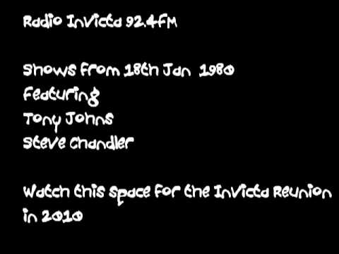 Radio Invicta 92.4 Tony Johns and Steve Chandler shows from  Jan 18th 1980