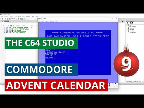 December #9 - The C64 Studio programming tools for Windows - Commodore advent calendar 2021