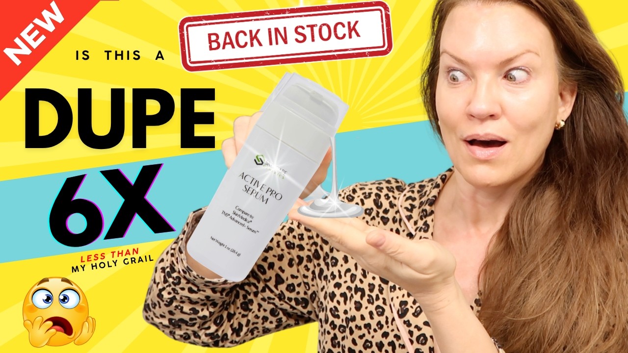 NEW AFFORDABLE SERUM is 6 TIMES cheaper than my HOLY GRAIL 