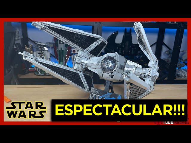 Vídeo relacionado con LEGO Star Wars Interceptor Tie Maqueta para Adultos de Construcción Ultimate Collector Series, Caza Estelar para Exponer y Coleccionar, Regalo para Hombres y Mujeres Fans de UCS 75382
