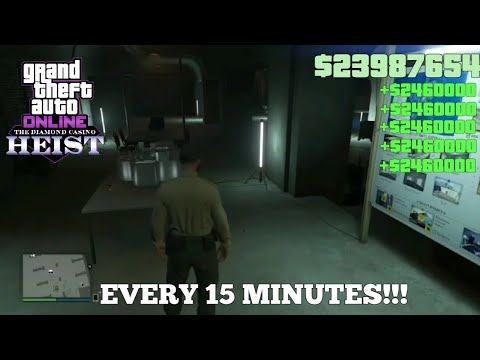 #GTAV #Glitch $2,460,000 EVERY 15 MINUTES!!! Casino Heist No Save Glitch!!! NO SETUPS REQUIRED!
