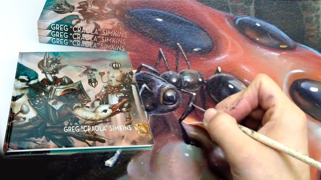 Time-lapse Mural painting of Greg Craola Simkins