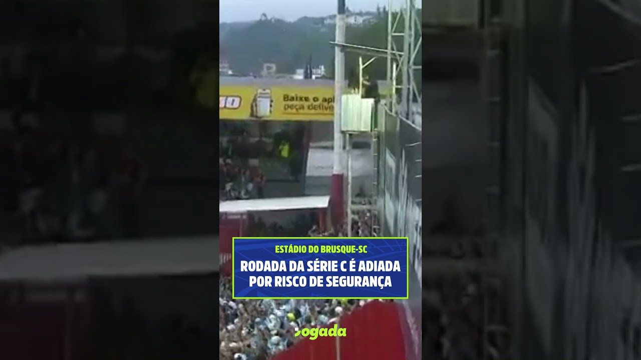 Imagem da notícia Rodada da Série C é adiada por risco de acidente em estádio do Brusque