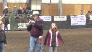 preview picture of video 'Baileigh Jean sings National Anthem at Klamath Falls Rodeo'