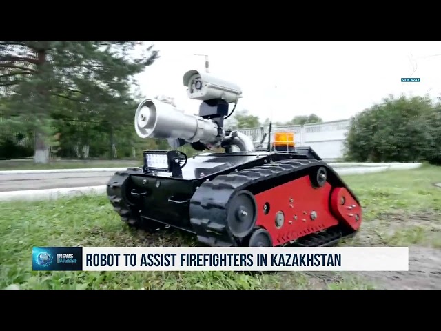 Robot to assist firefighters in Kazakhstan