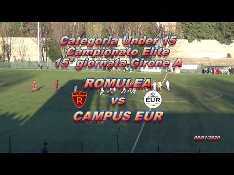 Under 15 Elite 2019/2020 15° Campionato Romulea vs Campus Eur Highlights 4k