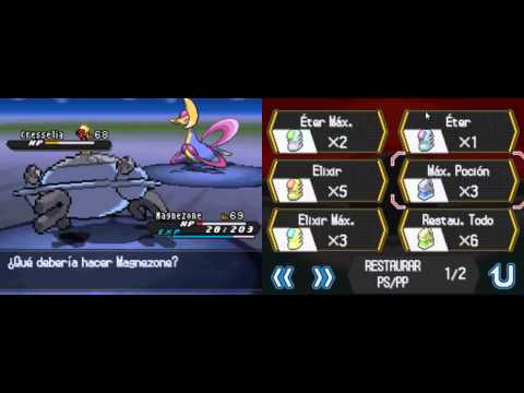 Pokémon Negro 2  Blanco 2 Guía Ep.59 - Como capturar a Cresselia