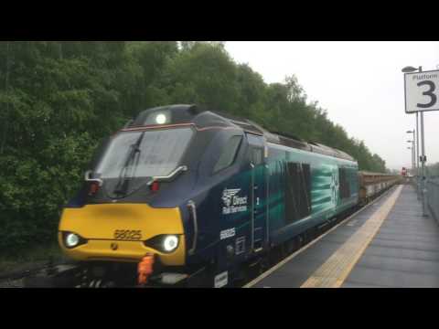 DRS class 68 at Chesterfield on the Mountsorrel to carlisle