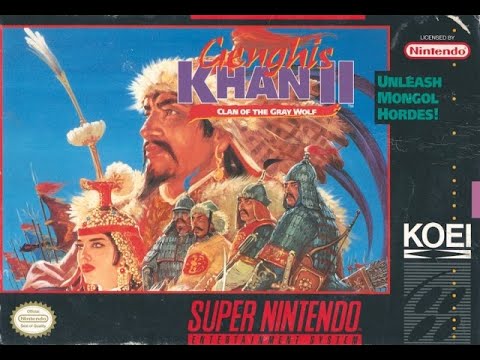 Genghis Khan II: Clan of the Gray Wolf (1992) - Super Nintendo SNES