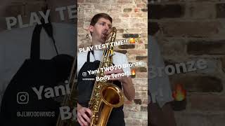 Video thumbnail for Yanagisawa TWO20 Bronze Body Tenor Saxophone Play Test! www.newyorksax.com by JL Woodwinds