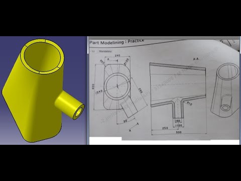 Surface model in Catia V5 Surface modeling