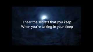 Talking In Your Sleep -- The Civil Wars (lyrics on screen)