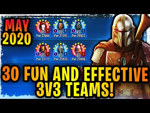 Top 30 Fun and Effective 3v3 Grand Arena Teams - May 2020 - Will Rey Ruin Grand Arena 3v3?