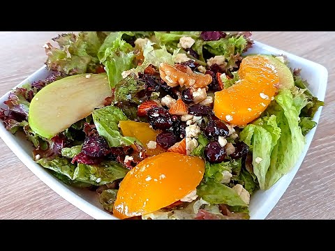 RECETA DE ENSALADA NAVIDEÑA GOURMET Fácil, rápida y Espectacular