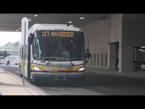 Riding MBTA route 117 inbound to Maverick. (Full ride)