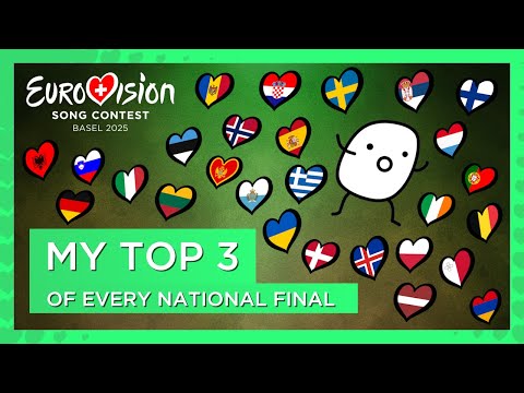 Eurovision 2025: My Top 3 of Every National Final