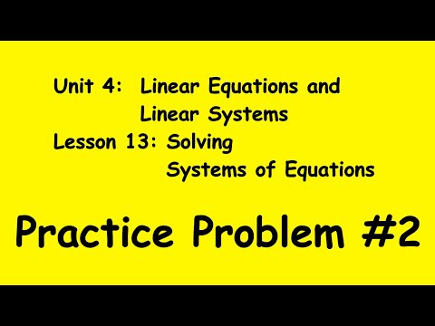 8th Grade Illustrative Mathematics: Grade 8; Unit 4; Lesson 13: Practice Problem 2