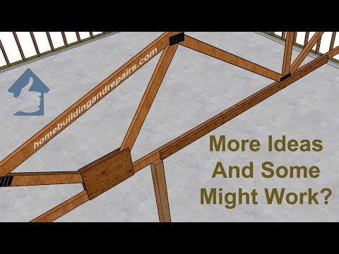 Bottom Roof Truss Cord Repair Ideas – Engineered Roof Framing Systems