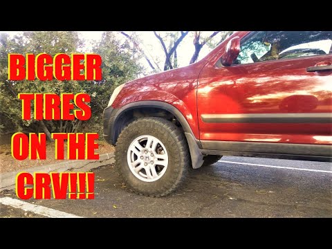 UPGRADING the CRV to BIGGER TIRES! OFF ROAD BUILD (2nd gen honda crv)